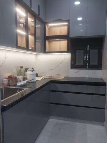 Kitchen in 3 BHK Builder Floor at Paschim Vihar – for Rent