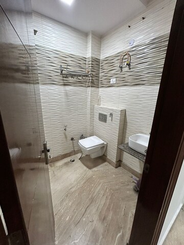 Bathroom in 2 BHK Builder Floor at Paschim Vihar – for Rent
