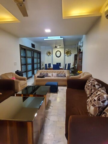 Living Room in 3 BHK Apartment at Greater Kailash I – for Rent