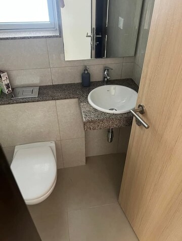 Bathroom in 1 BHK Apartment at L&T Emerald Isle, Powai – for Rent