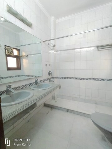 Bathroom in 4 BHK Apartment at Greater Kailash I – for Rent