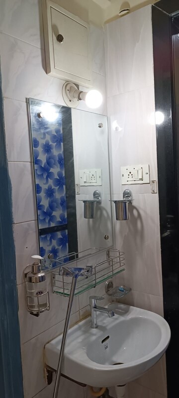 Bathroom in 1 BHK Apartment at Rajnigandha CHS Vasant Vihar, Vasant Vihar – for Rent