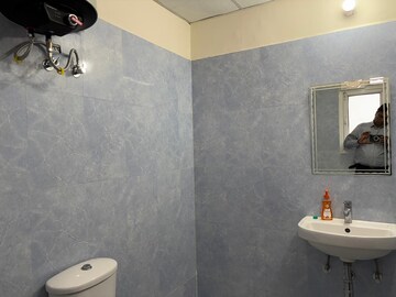 Bathroom in 3 BHK Apartment at Ansal Sushant Jeevan Enclave, Sushant Golf City – for Rent