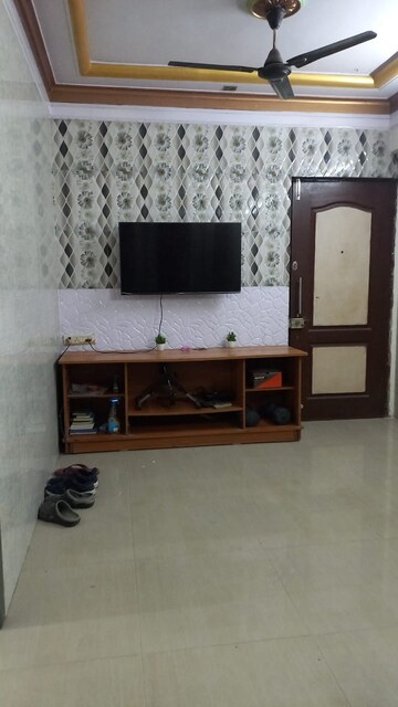 Living Room in 1 BHK Apartment at New Krishna Tower, Kopar Khairane – for Rent