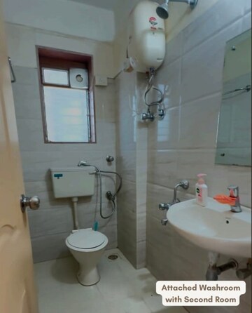 Bathroom in 2 BHK Apartment at Mehrdad CHS, Cuffe Parade – for Rent