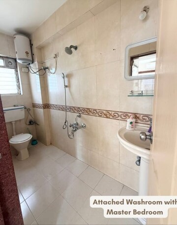 Bathroom in 2 BHK Apartment at Mehrdad CHS, Cuffe Parade – for Rent