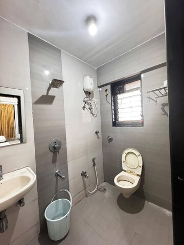 Bathroom in 1 BHK Apartment at Agarwal Sky Heights, Vasai East – for Sale