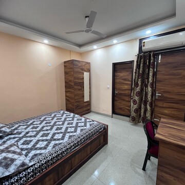Bedroom in 1 BHK Builder Floor at Ansal Sushant Lok I, Sector 43 – for Rent
