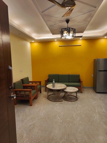 Living Room in 3 BHK Builder Floor at Ameya One, Sector 42 – for Rent