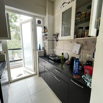 Kitchen in 1 BHK Builder Floor at Ansal Sushant Lok I, Sector 43 – for Rent