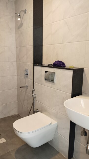 Bathroom in 2 BHK Apartment at Lodha Vista, Lower Parel – for Rent