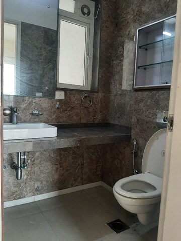 Bathroom in 3 BHK Apartment at LnT Realty Crescent Bay, Parel – for Rent