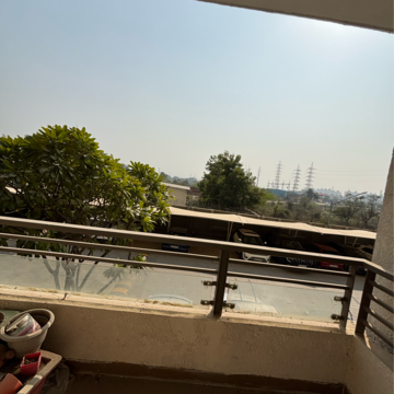 Balcony in 3 BHK Apartment at Tulip Violet, Palda Dhaani – for Rent