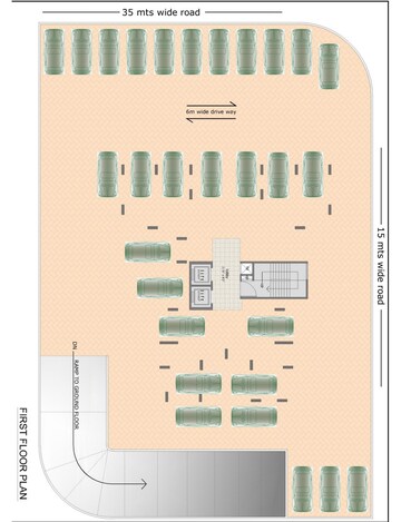 Floor Plan in 2 BHK Apartment at RS Exotica, Kharghar – for Sale