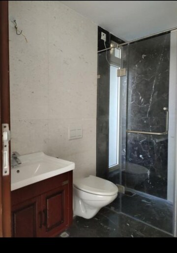 Bathroom in 2.5 BHK Apartment at Ekta Tripolis, Goregaon West – for Rent