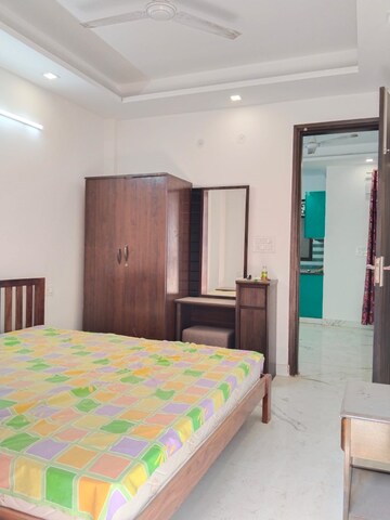 Bedroom in 1 BHK Builder Floor at Freedom Fighters Enclave – for Rent