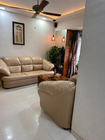 Living Room in 3 BHK Apartment at Group Seven Rushi Heights, Goregaon East – for Rent