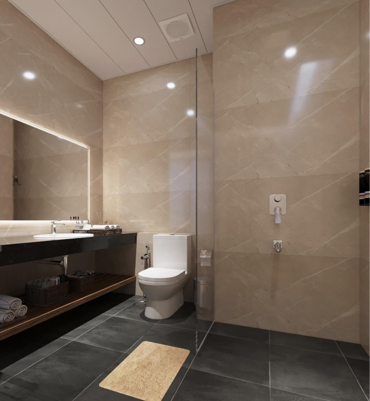 Kitchen, satya-the-hive Studio 550 Sq.Ft. Apartment In Dhankot Gurgaon 8205359