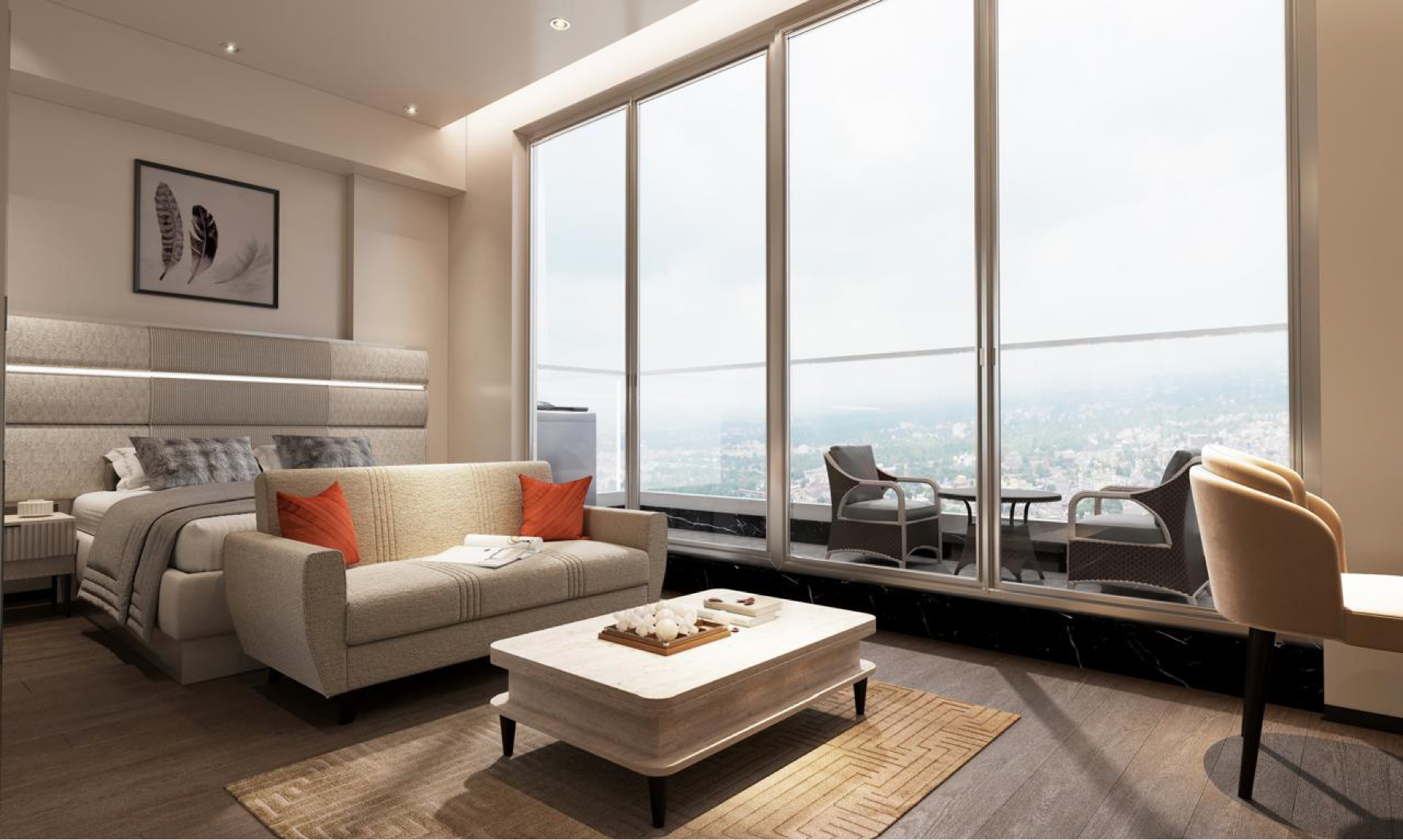 Studio  550 Sq.Ft. Apartment in Satya The Hive