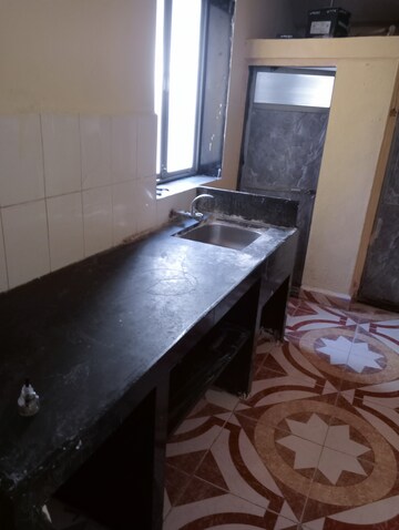Kitchen in 1 RK Apartment at Geetai CHS Kalwa, Kalwa – for Rent