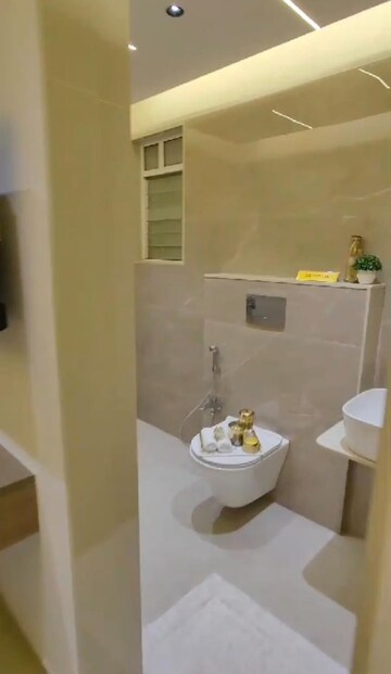 Bathroom in 1 BHK Apartment at Highland Annex, Majiwada – for Sale