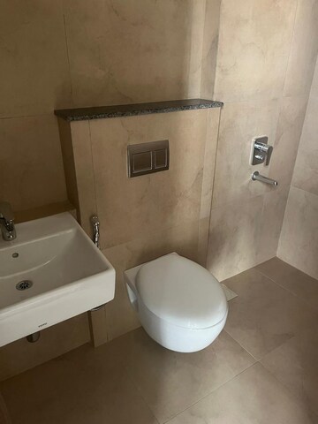 Bathroom in 2 BHK Apartment at Rustomjee Summit, Borivali East – for Rent