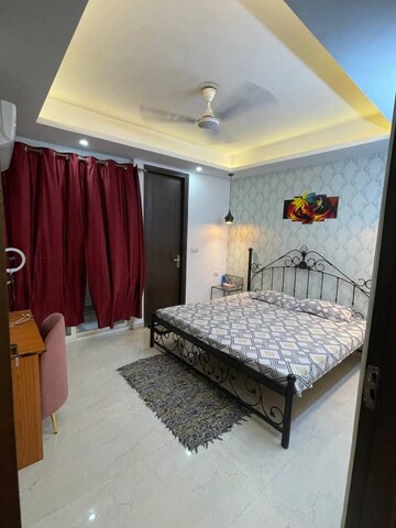 Bedroom in 3 BHK Builder Floor at Freedom Fighters Enclave – for Rent