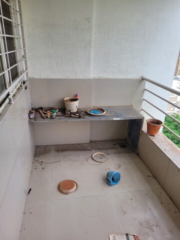 Balcony in 3.5 BHK Apartment at Radheshwari CHS, Wagholi – for Rent