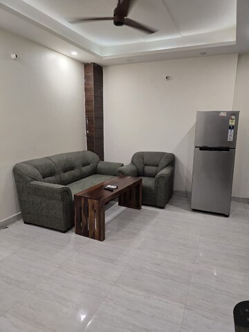 Living Room in 1 BHK Builder Floor at Freedom Fighters Enclave – for Rent