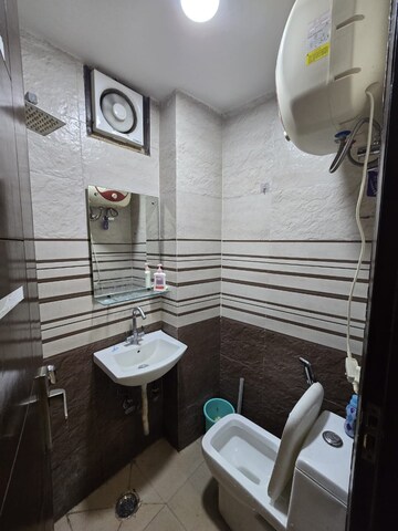 Bathroom in 1 BHK Builder Floor at Freedom Fighters Enclave – for Rent
