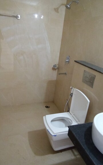 Bathroom in 3 BHK Apartment at Omaxe Waterscapes, Gomti Nagar – for Rent