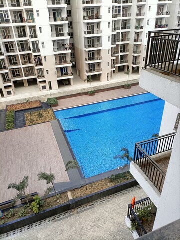 Balcony in 3 BHK Apartment at Rishita Manhattan, Gomti Nagar – for Rent