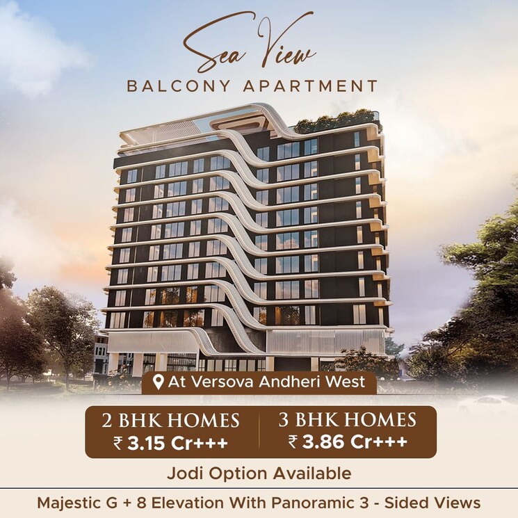 Exterior View, dudhwala-elysia 2 Bedroom 748 Sq.Ft. Apartment In Versova Mumbai 8205836