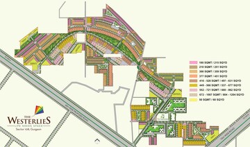 Staircase in 3 BHK Apartment at Signature Global De Luxe DXP, Sector 37d – for Sale
