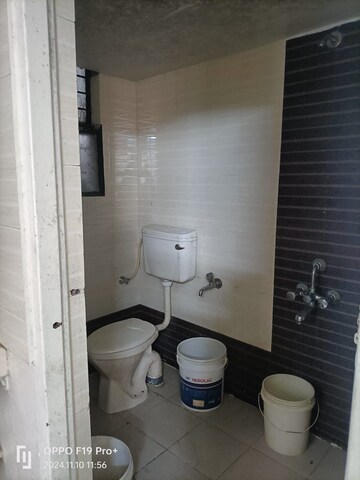 Bathroom in 1 RK Villa at Kamgar Putala Vasahat – for Rent