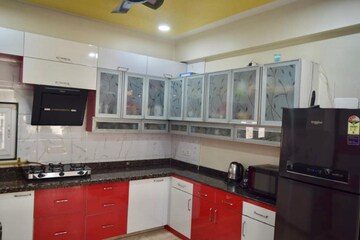 Kitchen in 3 BHK Apartment at Shree Balaji Wind Park, Near Nirma University On Sg Highway – for Rent
