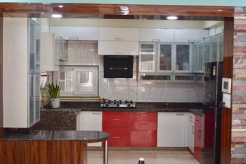 Kitchen in 3 BHK Apartment at Shree Balaji Wind Park, Near Nirma University On Sg Highway – for Rent