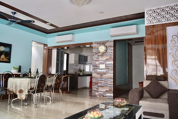 Living Room in 3 BHK Apartment at Shree Balaji Wind Park, Near Nirma University On Sg Highway – for Rent