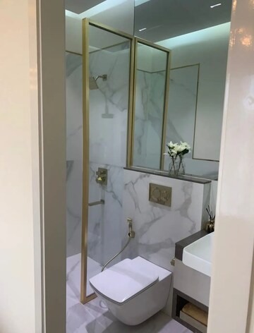 Bathroom in 3 BHK Builder Floor at Smart World Gems, Sector 89 – for Rent