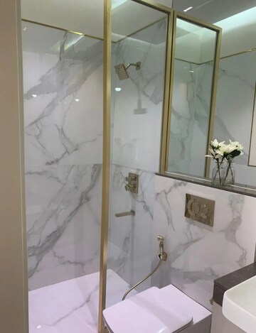 Bathroom in 3 BHK Builder Floor at Smart World Gems, Sector 89 – for Rent