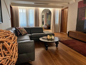 Living Room in 3 BHK Apartment at Rajapushpa Provincia, Narsingi – for Rent
