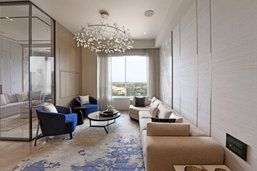 Living Room in 3 BHK Apartment at Bhoomi Simana, Parel – for Sale