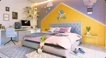 Bedroom in 4 BHK Apartment at Mantra Mirari, Koregaon Park – for Sale