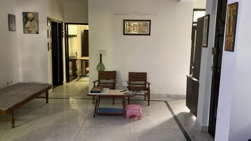 Living Room in 3 BHK Builder Floor at Kohli One Malibu Town, Sector 47 – for Rent