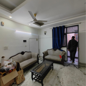 Living Room in 2 BHK Builder Floor at Saket – for Rent