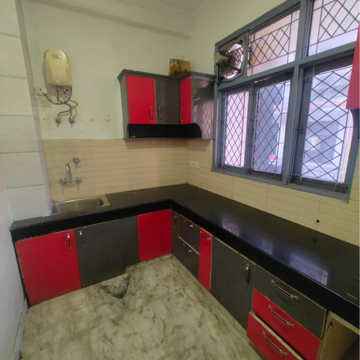 Kitchen in 2 BHK Builder Floor at Saket – for Rent