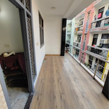 Balcony in 2 BHK Builder Floor at Saket – for Rent