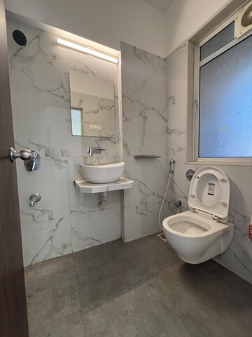 Bathroom in 3 BHK Apartment at Sidhivinayak Hill Ridge, Powai – for Rent