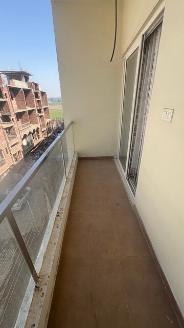 Balcony in 2 BHK Apartment at Lake View Complex, Dhakoli Village – for Rent