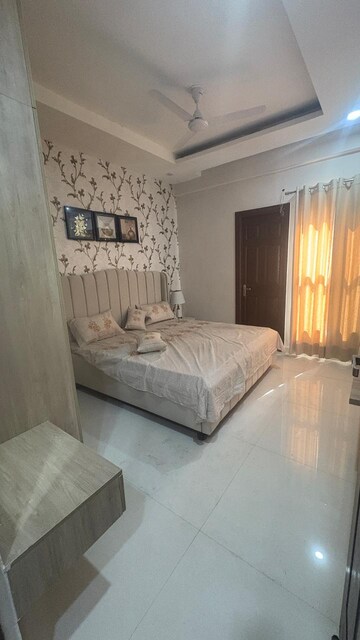 Living Room in 2 BHK Apartment at Lake View Complex, Dhakoli Village – for Rent